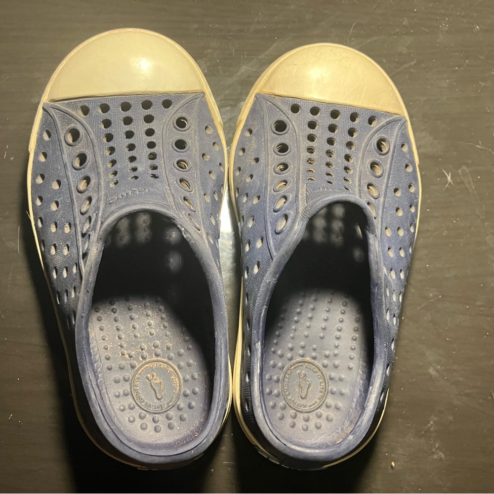 Native toddlers Blue Slip-On Shoes